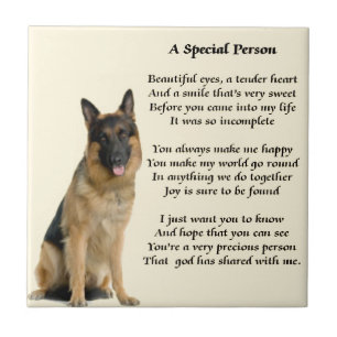 German Shepherd Dog - Special Persgeem Tegeltje