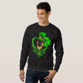 German Shepherd Dog St Patricks Day Lover Irish Sh Trui (Voorkant volledig)