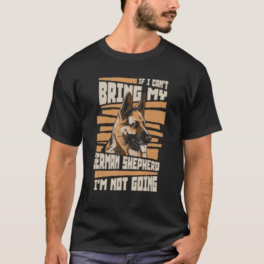 German Shepherd Dog T-shirt (Voorkant)