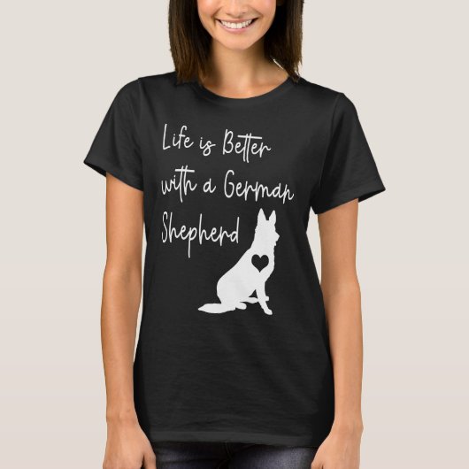 German Shepherd Dog T-shirt (Voorkant)