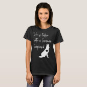 German Shepherd Dog T-shirt (Voorkant volledig)