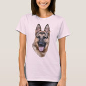 German Shepherd Dog T-shirt (Voorkant)