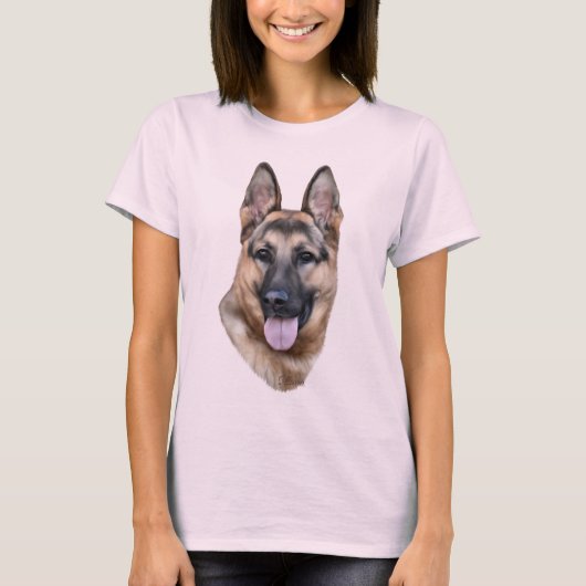 German Shepherd Dog T-shirt (Voorkant)