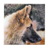 GERMAN SHEPHERD DOG TEGELTJE (Voorkant)