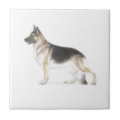 German Shepherd Dog Tegeltje (Voorkant)