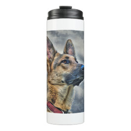 German Shepherd Dog Thermosbeker