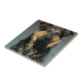 German Shepherd Dog Tile Tegeltje (Zijkant)