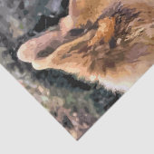 GERMAN SHEPHERD DOG TISSUEPAPIER (Detail)