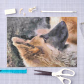 GERMAN SHEPHERD DOG TISSUEPAPIER (Craft)