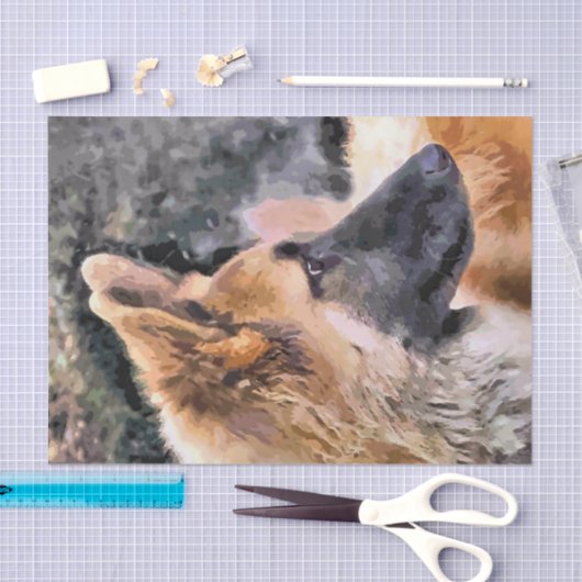 GERMAN SHEPHERD DOG TISSUEPAPIER (Craft)