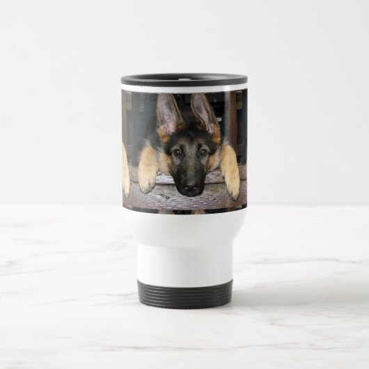 German Shepherd Dog Travel Mug Reisbeker (Center)