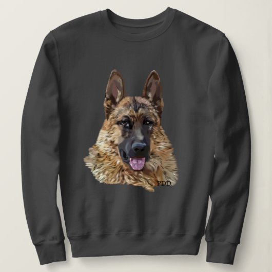 German Shepherd Dog Trui (Design voorkant)