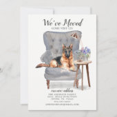 German Shepherd Dog | Verplaatsingsaankondiging Aankondiging (Voorkant)