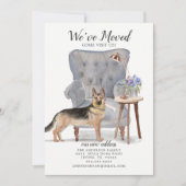 German Shepherd Dog | Verplaatsingsaankondiging Aankondiging (Voorkant)