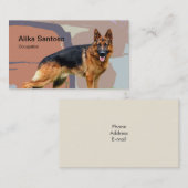 German Shepherd Dog Visitekaartje (Voorkant / Achterkant)