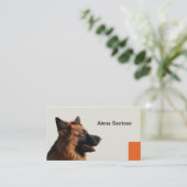 German Shepherd Dog Visitekaartje (Staand voorkant)