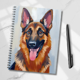 German Shepherd | Dog Watercolor Pet Notitieboek
