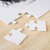 German Shepherd Dog with Hearts Valentijnsdag Legpuzzel (Zijkant)
