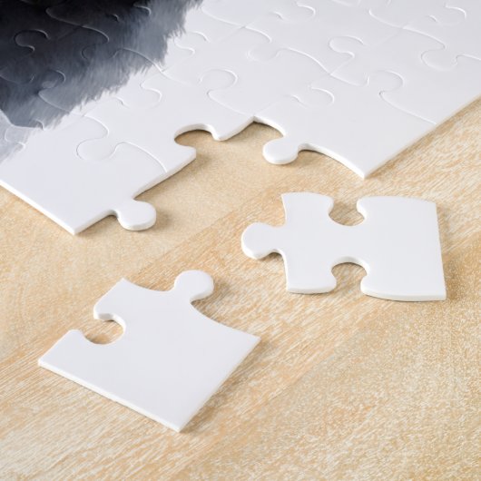 German Shepherd Dog with Hearts Valentijnsdag Legpuzzel (Zijkant)