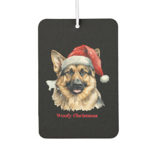 German Shepherd Dog Xmas Christmas Gift Ideas Woof Luchtverfrisser