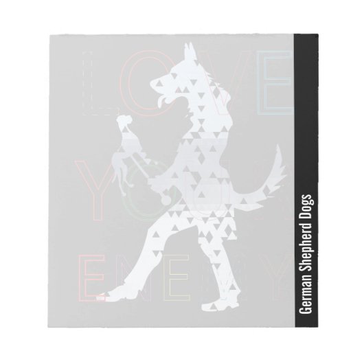 German Shepherd Dogs Notitieblok (Voorkant)