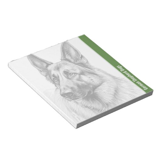 German Shepherd Dogs Notitieblok (Schuin)