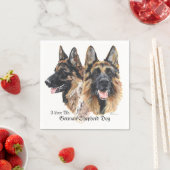 German Shepherd Dogs Servetten (Insitu)