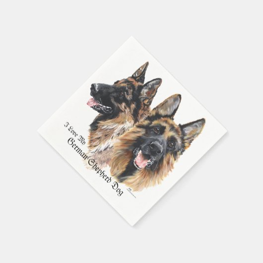 German Shepherd Dogs Servetten (Hoek)