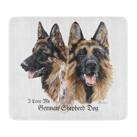 German Shepherd Dogs Snijplank (Voorkant)