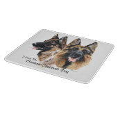 German Shepherd Dogs Snijplank (Hoek)