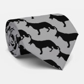 German Shepherd Dogs Stropdas (Opgerold)