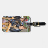 German Shepherd door Shirley Taylor Bagagelabel (Voorkant horizontaal)