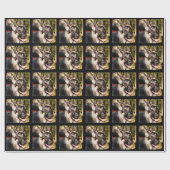 German Shepherd door Shirley Taylor Cadeaupapier (Vlak)