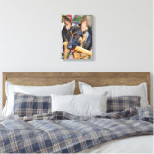German Shepherd door Shirley Taylor Canvas Afdruk (Insitu (Slaapkamer))