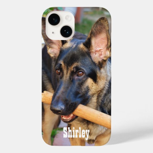 German Shepherd door Shirley Taylor Case-Mate iPhone Case (Achterkant)
