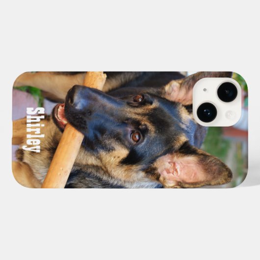 German Shepherd door Shirley Taylor Case-Mate iPhone Case (Achterkant (horizontaal))
