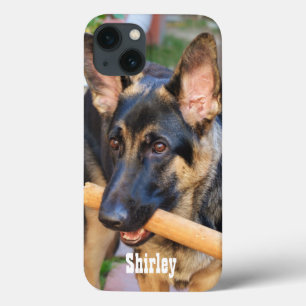 German Shepherd door Shirley Taylor Case-Mate iPhone Case
