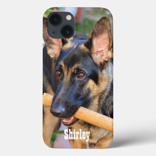 German Shepherd door Shirley Taylor Case-Mate iPhone Case (Achterkant)