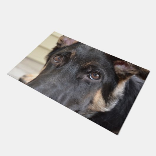 German Shepherd door Shirley Taylor Deurmat (Schuin)