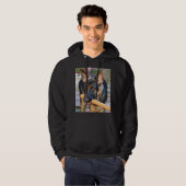 German Shepherd door Shirley Taylor Hoodie (Voorkant volledig)