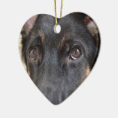 German Shepherd door Shirley Taylor Keramisch Ornament (Links)