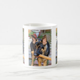 German Shepherd door Shirley Taylor Koffiemok