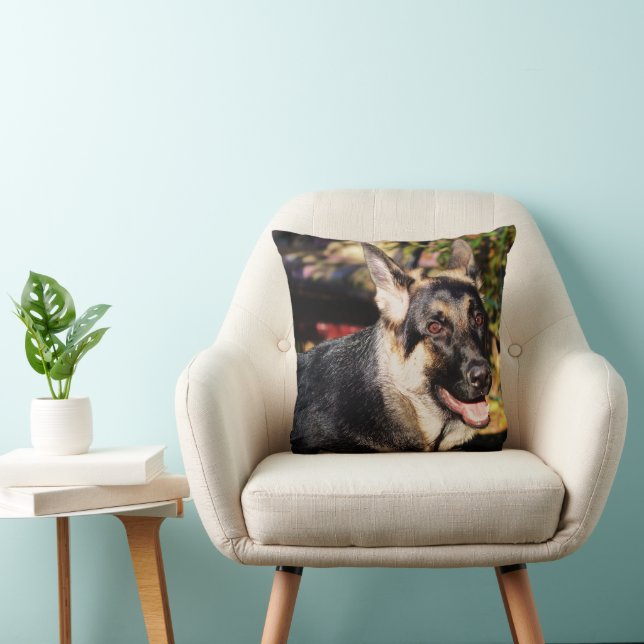 German Shepherd door Shirley Taylor Kussen (Stoel)