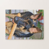 German Shepherd door Shirley Taylor Legpuzzel (Horizontaal)