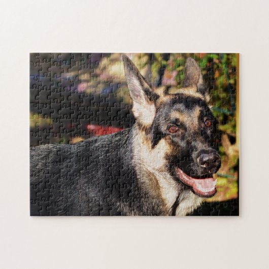 German Shepherd door Shirley Taylor Legpuzzel (Horizontaal)