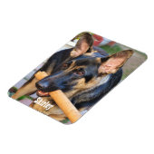 German Shepherd door Shirley Taylor Magneet (Linkerzijde)