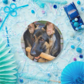 German Shepherd door Shirley Taylor Papieren Bordje (Feest)