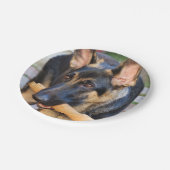 German Shepherd door Shirley Taylor Papieren Bordje (Gekanteld)