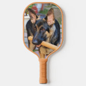 German Shepherd door Shirley Taylor Pickleball Paddle (Voorkant)