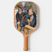 German Shepherd door Shirley Taylor Pickleball Paddle (Achterkant)